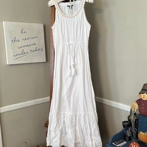 Beautiful cotton white dress